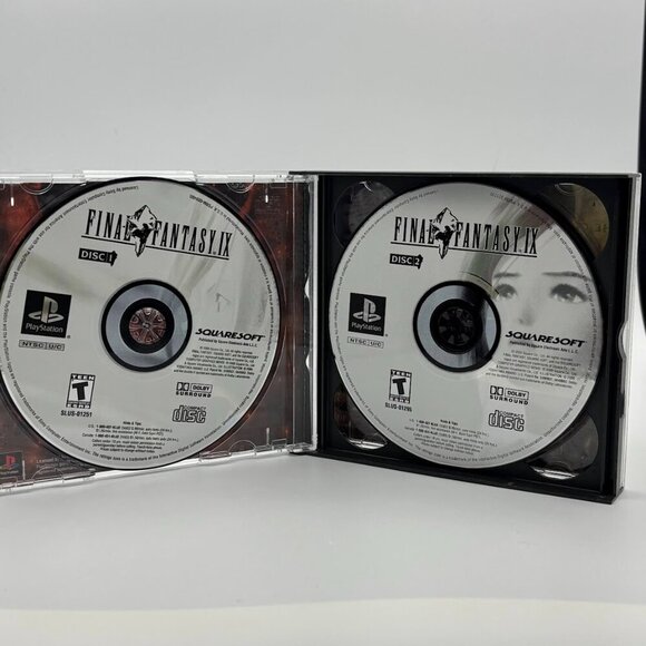 Final Fantasy IX 9 PS1 Playstation 1 4 Discs - Picture 3 of 8